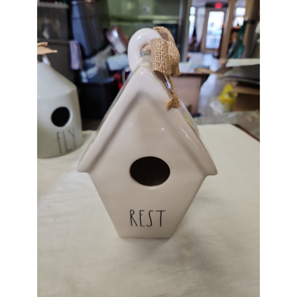 Rae Dunn Birdhouse REST birdhouse Excellent Home Decor